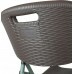 CADEIRA ROBUST RATTAM MARROM