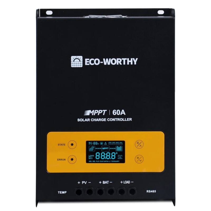 Controlador de Carga solar MPPT 60A - EcoWorthy